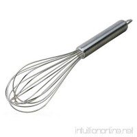 ATK Stainless Steel Egg Whisker Beater Better Balloon Whisk Mixer Balloon Egg Beaters 12 inch Kitchen Tools Gadgets Egg Stiring Kitchen Accessories Silver Color - B07FDD182C